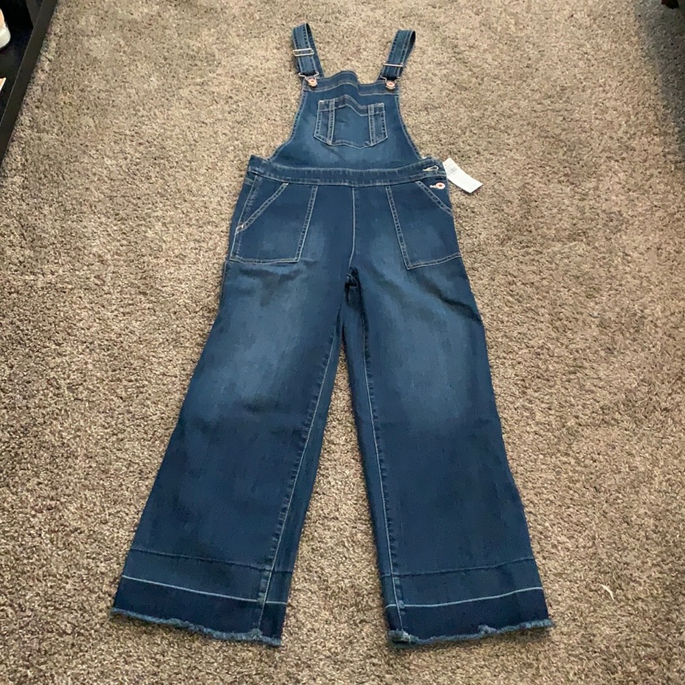 Abercrombie Cropped Jean Overalls